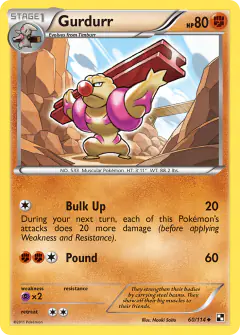 Gurdurr Uncommon card from Black & White Base