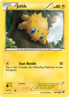 Joltik Common card from Black & White Base