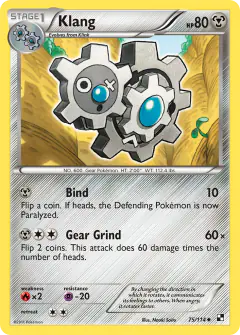 Klang Uncommon card from Black & White Base