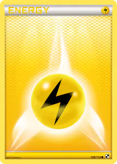 Lightning Energy Common card from Black & White Base