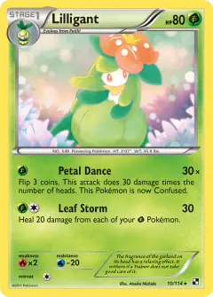 Lilligant Rare card from Black & White Base