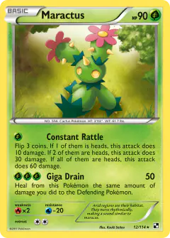 Maractus Rare card from Black & White Base