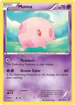 Munna Uncommon card from Black & White Base