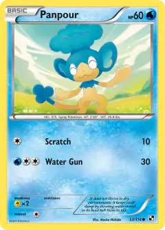 Panpour Common card from Black & White Base