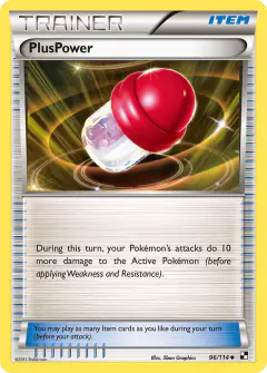 PlusPower Uncommon card from Black & White Base