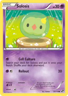 Solosis Common card from Black & White Base