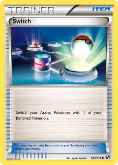 Switch Common card from Black & White Base