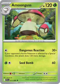 Amoonguss Uncommon card from Black Bolt