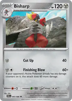 Bisharp Uncommon card from Black Bolt
