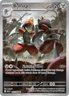 Bisharp Illustration Rare card from Black Bolt