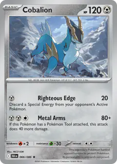 Cobalion Rare card from Black Bolt