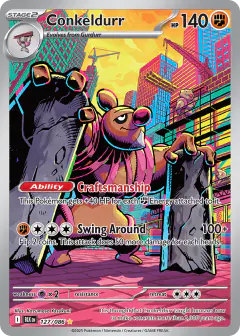Conkeldurr Illustration Rare card from Black Bolt