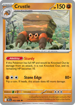 Crustle Uncommon card from Black Bolt