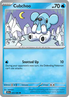 Cubchoo Common card from Black Bolt