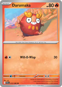 Darumaka Common card from Black Bolt
