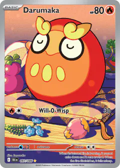 Darumaka Illustration Rare card from Black Bolt