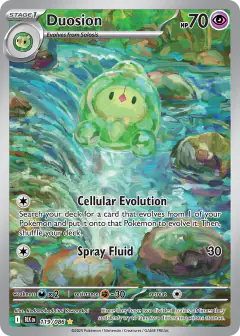 Duosion Illustration Rare card from Black Bolt