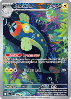 Eelektrik Illustration Rare card from Black Bolt