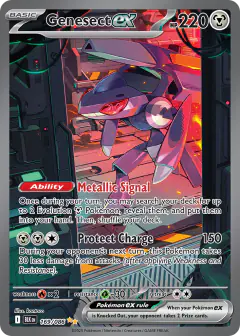 Genesect ex Special Illustration Rare card from Black Bolt