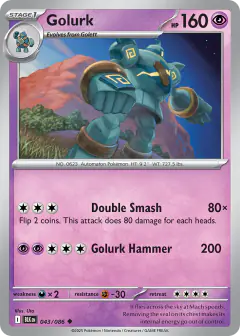Golurk Uncommon card from Black Bolt