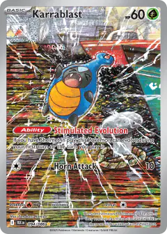 Karrablast Illustration Rare card from Black Bolt