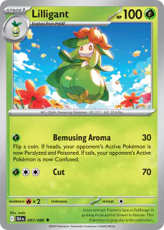 Lilligant Uncommon card from Black Bolt