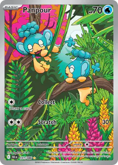 Panpour Illustration Rare card from Black Bolt