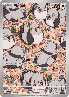 Pidove Illustration Rare card from Black Bolt