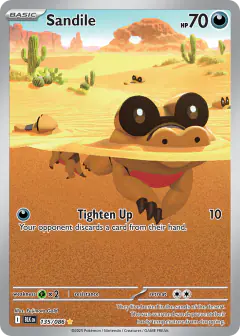 Sandile Illustration Rare card from Black Bolt