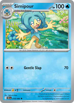 Simipour Uncommon card from Black Bolt