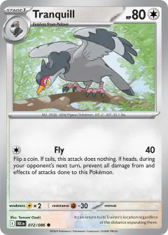 Tranquill Common card from Black Bolt
