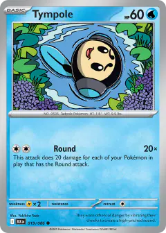 Tympole Common card from Black Bolt