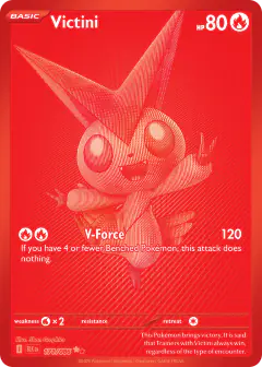 Victini Rare card from Black Bolt