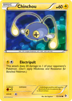 Chinchou Common card from Boundaries Crossed