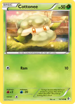 Cottonee Common card from Boundaries Crossed