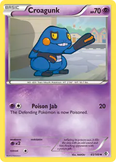 Croagunk Uncommon card from Boundaries Crossed