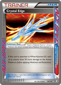 Crystal Edge Rare ACE card from Boundaries Crossed
