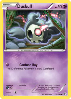Duskull Common card from Boundaries Crossed