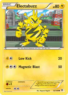 Electabuzz Common card from Boundaries Crossed