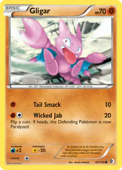 Gligar Common card from Boundaries Crossed