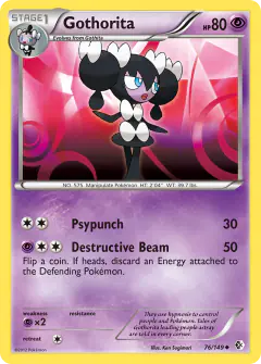 Gothorita Uncommon card from Boundaries Crossed