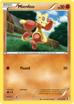 Mienfoo Uncommon card from Boundaries Crossed