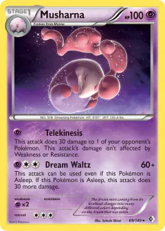 Musharna Rare card from Boundaries Crossed