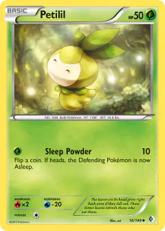 Petilil Uncommon card from Boundaries Crossed