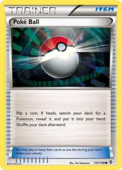 Poké Ball Common card from Boundaries Crossed