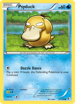 Psyduck Common card from Boundaries Crossed