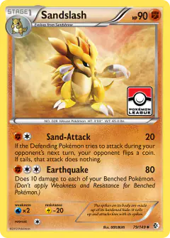 Sandslash Uncommon card from Boundaries Crossed