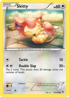 Skitty Common card from Boundaries Crossed
