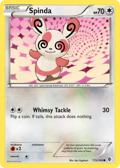 Spinda Common card from Boundaries Crossed