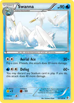 Swanna Uncommon card from Boundaries Crossed